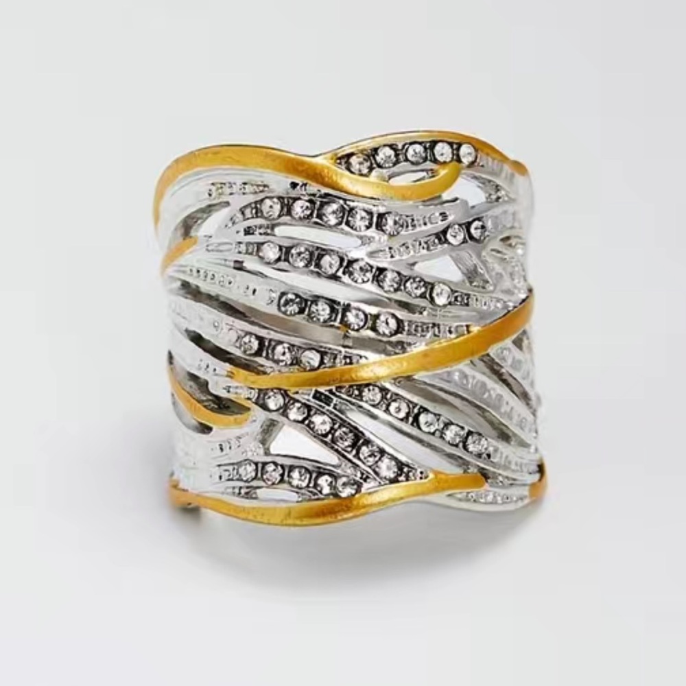 HOLLOW OUT BAND RING - Picture 3 of 15